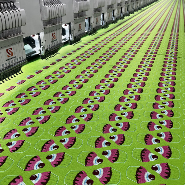 Wholesale Black and white shield classic badge embroidery repair patch clothing aessories