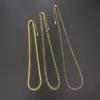 Wholesale Simple Style Solid Color Titanium Steel Plating Gold Plated Layered Necklaces
