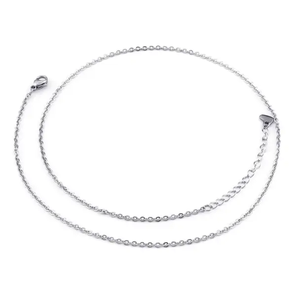 Wholesale PVD Coated 18K Gold Plated Geometric Titanium Steel Fashion Waterproof Non Tarnish 304 Stainless Steel Lobster Trigger Clasp Closure Necklace