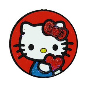 【Heart-shaped Hello Cat】+Glitter-Z