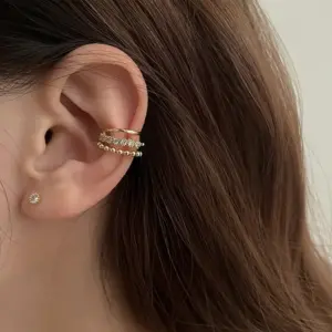 Eh0906 Ear Clip Single / 925 Silver