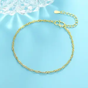 Water Wave Bracelet [Yellow Gold]]