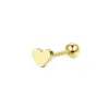Wholesale Fashion Heart Shape Stainless Steel Plating Ear Studs 1 Piece