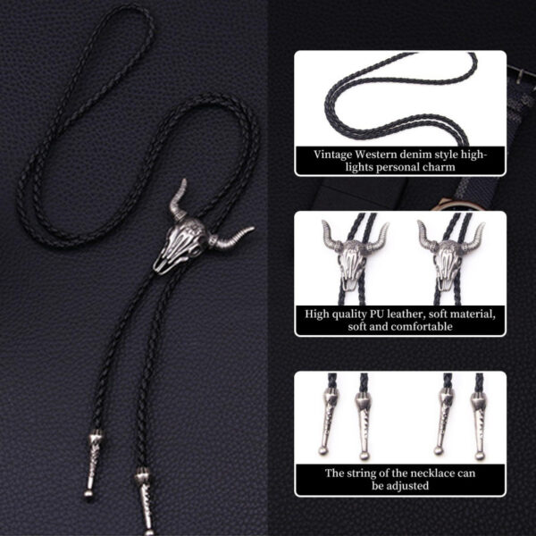 oly-c86bc4b4a5177c843db54c13f7c6cb87 Wholesale Western Cowboy Long Pendant Sweater Chain Leather