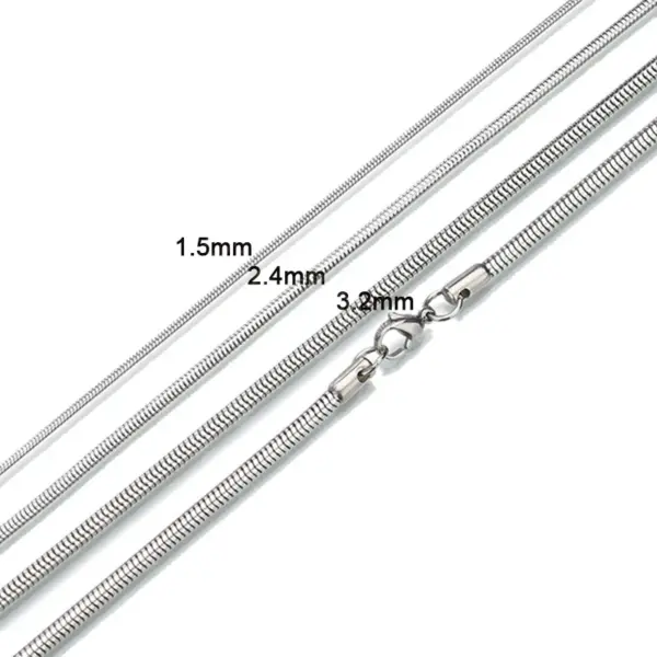 Wholesale Vacuum Plating 18K Gold Geometric 667 Stainless Steel Stainless Steel Simple Style 667 Stainless Steel Necklace