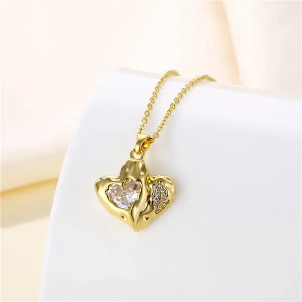Wholesale Water Plating Vacuum Plating Real Gold Plated 18K Gold Sector Star Flower 304 Stainless Steel Titanium Steel Korean Style Waterproof Non Tarnish 201 Stainless Steel Lobster Trigger Clasp Closure Pendant Necklace