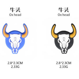 Bull's head beads (color random or please contact us for a note)