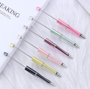 Wholesale UV Electroplating Beaded Pen Multicolor Rotary