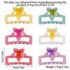 Wholesale Summer New Style Square Frangipani Hair Clip