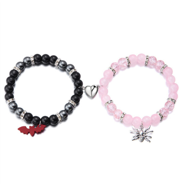 Wholesale Bat Heart Magnetic Bracelet
