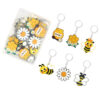 Wholesale Cross-Border Keychain Hot Selling Pvc Cartoon Keychain Little Bee Party Decoration Small Gift Key Hanging Jewelry