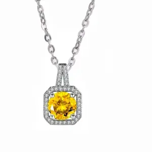 Steel Cross Chain Yellow