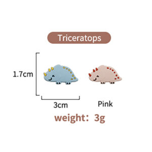 Triceratops [silicone beads] (minimum batch of 20 pieces for each style and color, random delivery or please contact us for notes)