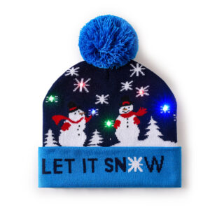 Haqing double snowman christmas hat