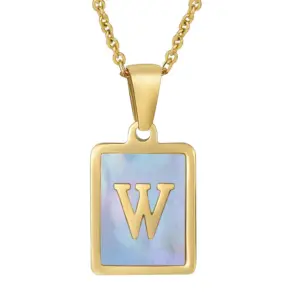 Gold W (Including Chain)