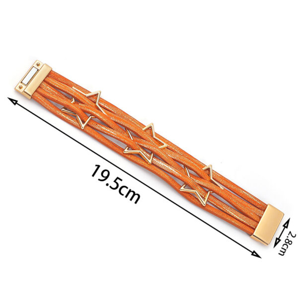 Wholesale Pu Leather Magnetic Buckle Bracelet