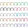 Classic Style Solid Color Stainless Steel Nose Ring In Bulk Nose Pin