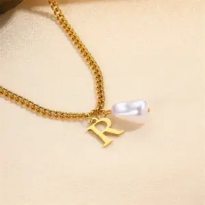 Letter R Necklace