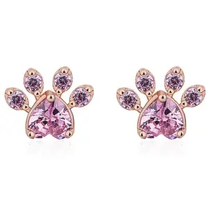 Ear Studs / [Seiko Practice] White Copper Plated Rose Gold