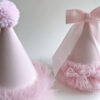 Wholesale Cute Girly Heart Birthday Party Hat South Korea Bow Lace Pink Party Layout