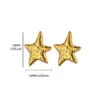 Wholesale 1 Pair Simple Style Star Heart Shape 304 Stainless Steel Ear Studs