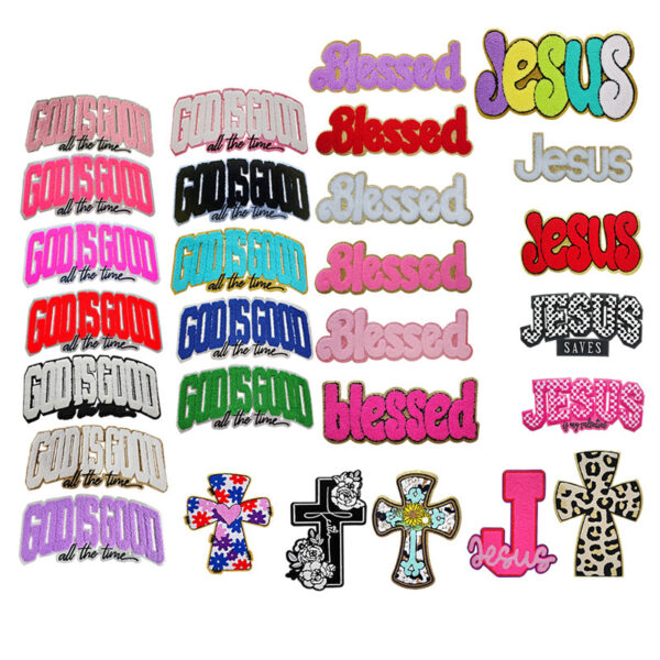 Wholesale Fashion Towel Embroidered Cloth Stickers GOODISGOOD Women's Clothing Decorations Adhesive Clothing Direct Sply