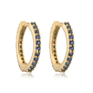 Golden Blue Diamond 1 Pair