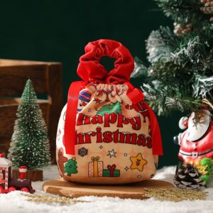 Christmas pleated candy bag-christmas party