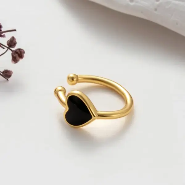 Wholesale 1 Piece Vintage Style Pentagram Cross Heart Shape Plating Copper Ear Cuffs