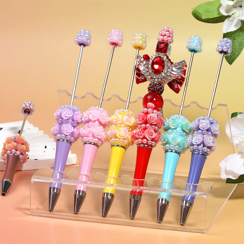 Wholesale Pearl bead pen candy color