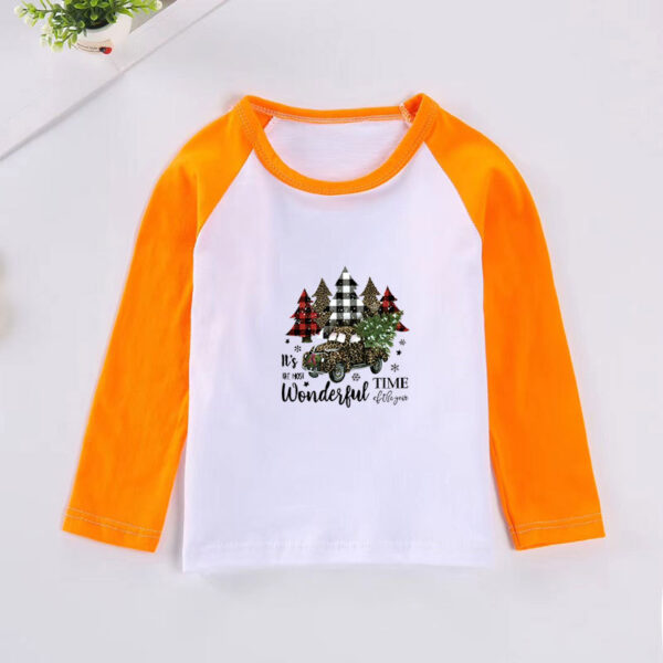 Wholesale Christmas tree letter heat transfer printing