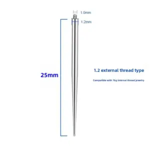 Straight Rod External Thread 1.0*1.2