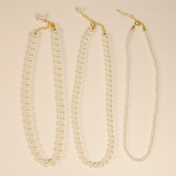 Wholesale Fever Same Style Pearl Necklace Women's Clavicle Chain 2025 New Trendy Accessible Luxury Elegant French Style Necklace