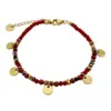 Wholesale Elegant Geometric 304 Stainless Steel Labradorite Gold Plated Natural Stone Stainless Steel Bracelets In Bulk