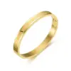 Wholesale Geometric Stainless Steel No Inlaid Stainless Steel Bracelets In Bulk