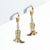 Wholesale Western Cowboy Alloy Boots Earrings