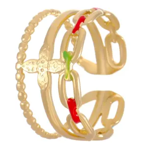 18K Real Gold Chain 9095