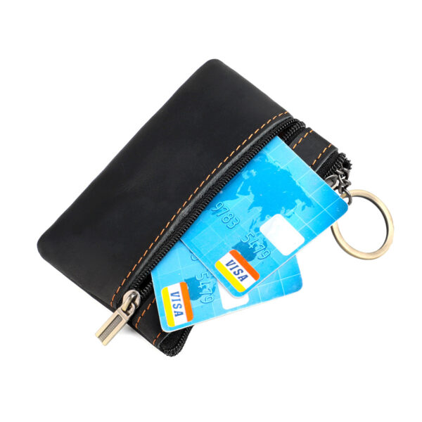 Wholesale Retro personalized leather coin purse