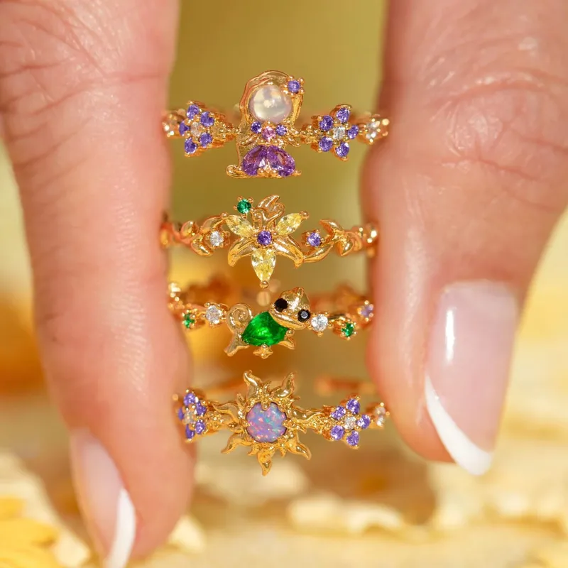 Wholesale Jewelry Simple Style Geometric Copper Plating Open Rings