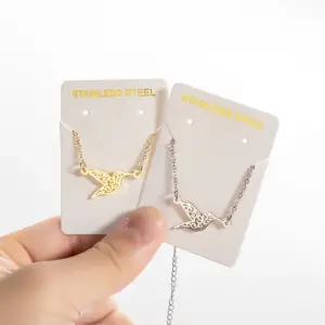 Wholesale PVD Coated 18K Gold Real Gold Plated Hummingbird 201 Stainless Steel Casual Simple Style Waterproof Non Tarnish 201 Stainless Steel Bracelets