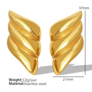 Eh254 Gold Earrings