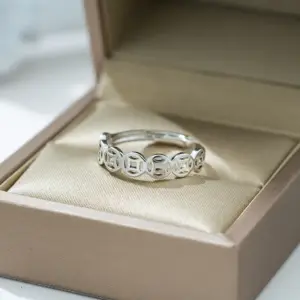 J89 Silver Coin Ring