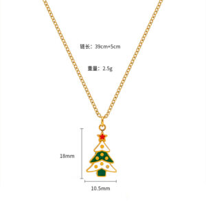 DG-XL00274-white and green Christmas tree