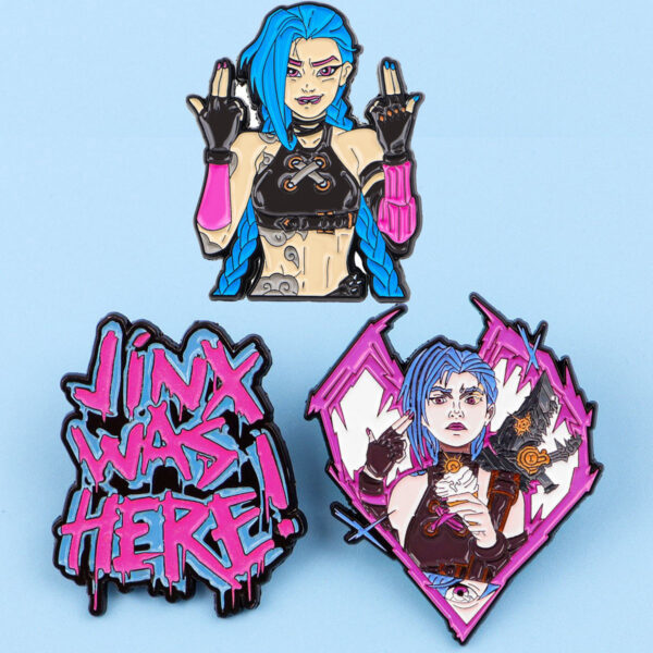 Wholesale Creative English Letter Brooch Cartoon Metal Badge