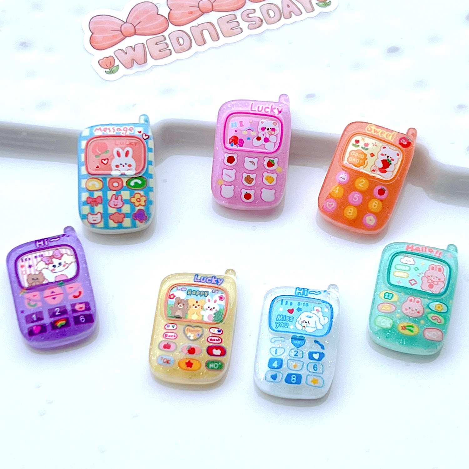 Wholesale Resin diy aessories mobile phone case diy hair aessories cream glue