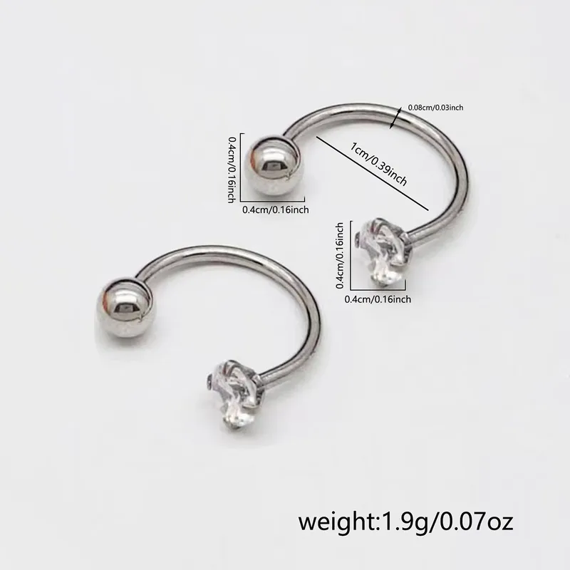 Wholesale PVD Coated 18K Gold Plated Square 304 Stainless Steel Simple Style Waterproof Non Tarnish Ear Cuffs