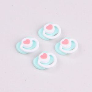 A blue pacifier