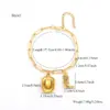 Wholesale PVD Coated Real Gold Plated Hat Boots Horseshoe 201 Stainless Steel 304 Stainless Steel Simple Style Classic Style Western Cowboy Waterproof Non Tarnish 201 Stainless Steel Lobster Trigger Clasp Closure Bracelets