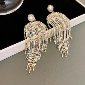 43# Silver Needle-White U-Shaped Tassel