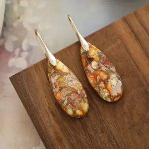 Orange Pattern / Gold